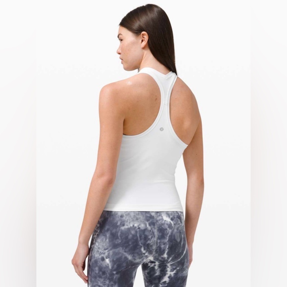 Lululemon Cool Racerback Shorter Length *Nulu in White